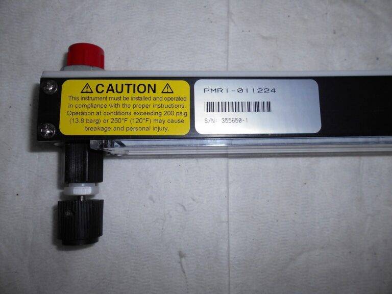 Gilbert Instruments Flowmeter Aluminum Valve 150mm 50/800 Air GF-8521-2317