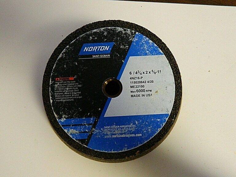 Norton 6/4.75X2X5/8-11 4NZ16P TY11 Charger Suface Grinding Wheel 66252825197