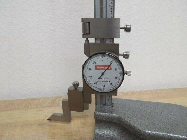 SPI Single Beam Dial Height Gage 0 - 8" x 0.0010" Graduation 20-612-8 Repair