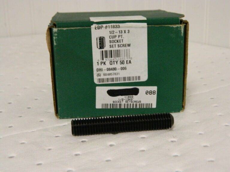 Cup Point Set Screw 1/2-13 UNC, 3" Length Under Head QTY 50 11833
