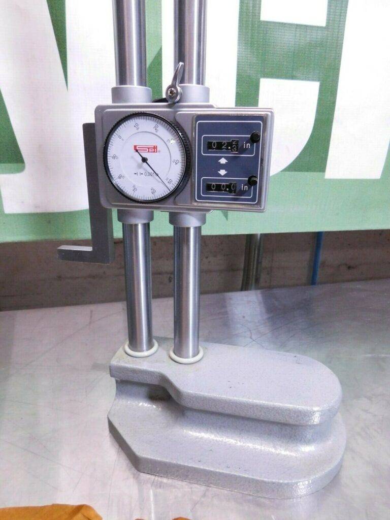 SPI 18" Stainless Steel Dial Height Gage, Dial & Counter, 0.001" Grad, REPAIR