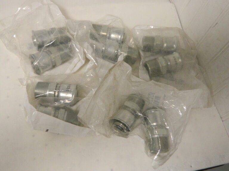 Parker 1 x 7/8 Male NPTF Male Pipe Rigid 26 Series Fitting Qty 10 10126-16-16