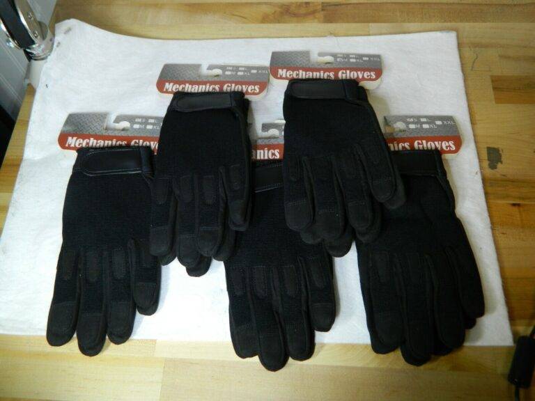 Ability One Size S (7) Synthetic Leather Anti-Vibration/Impact Glove Qty 5 Pairs