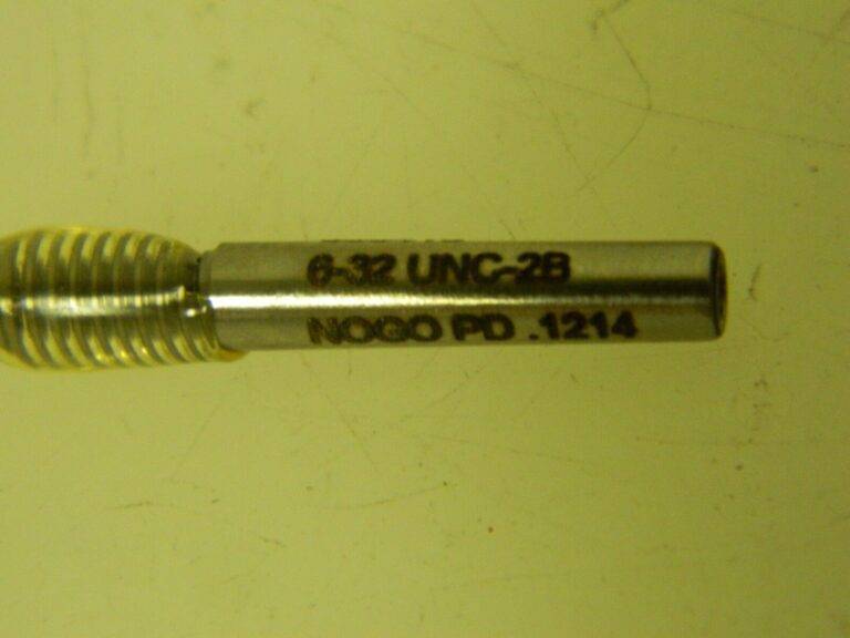 GF Gage Single End Plug Thread No Go Gage 6-32 Class 2B W0138322BNK