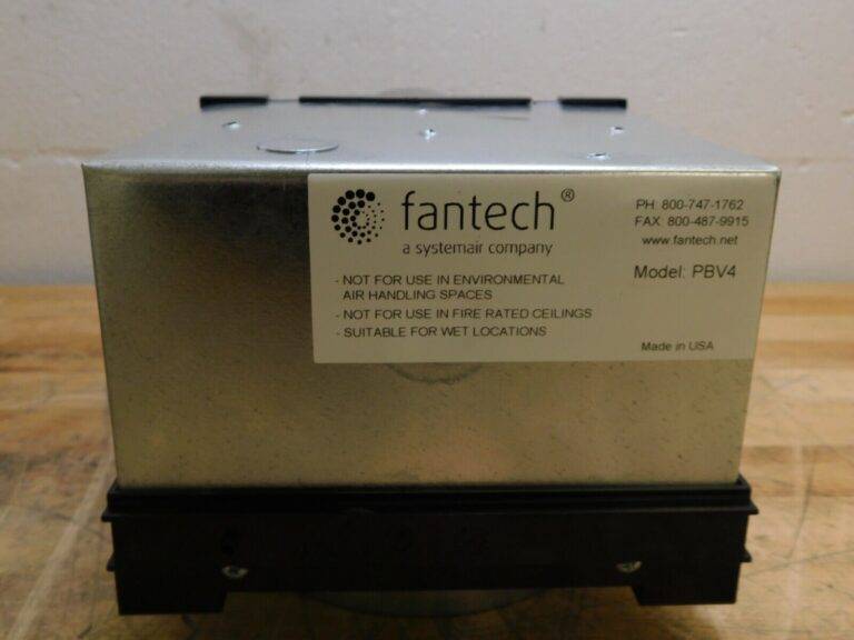 Fantech Enclosed Exhaust Fan 4" Blade Direct Drive 0.027 hp 100 CFM PB110