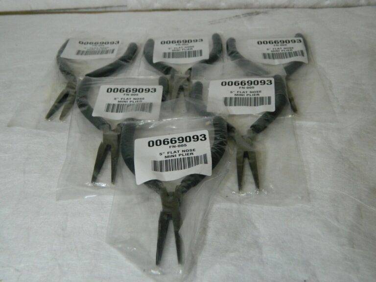 Long Nose Mini Pliers 5" OAL 1" Jaw Length x 5/8" Jaw Width Qty 6 FN-005