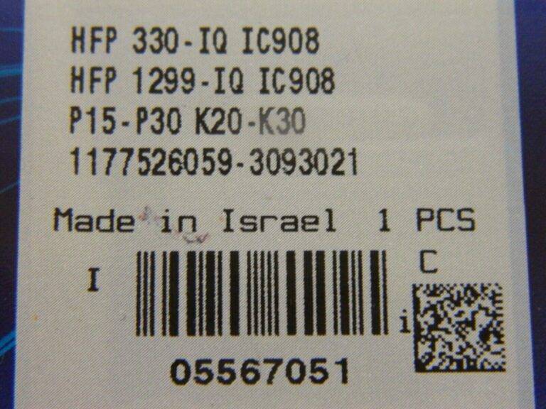 Iscar HFP 1299-IQ IC908 Carbide Replaceable Tip Drill 5567051
