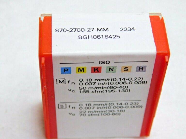 Sandvik Coromant Carbide Drill Tip TiAlN2 27mm ‎142º 870-2700-27-MM 2234 2653662