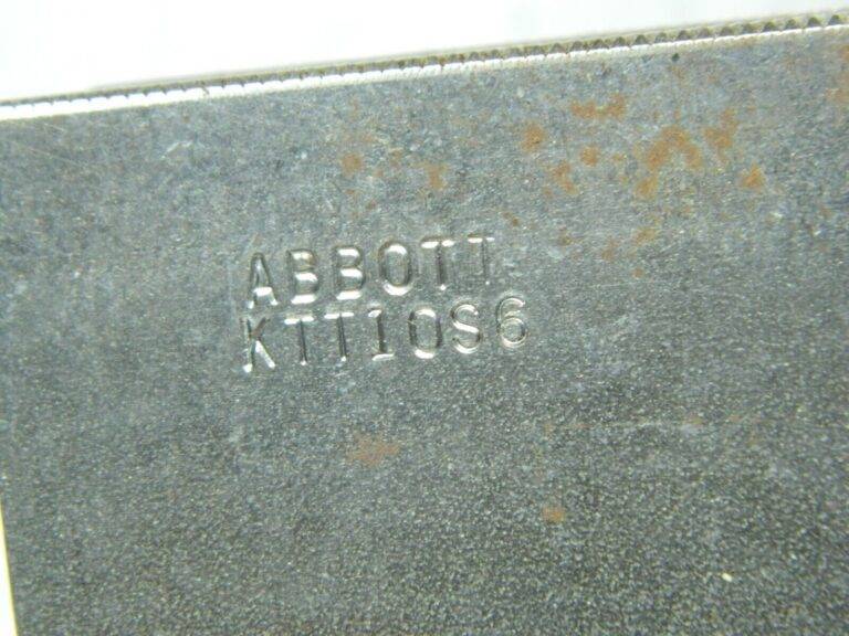 Abbott Square Soft Lathe Chuck Jaw 1.5mm x 60° Serrated Attachment KTT10S6