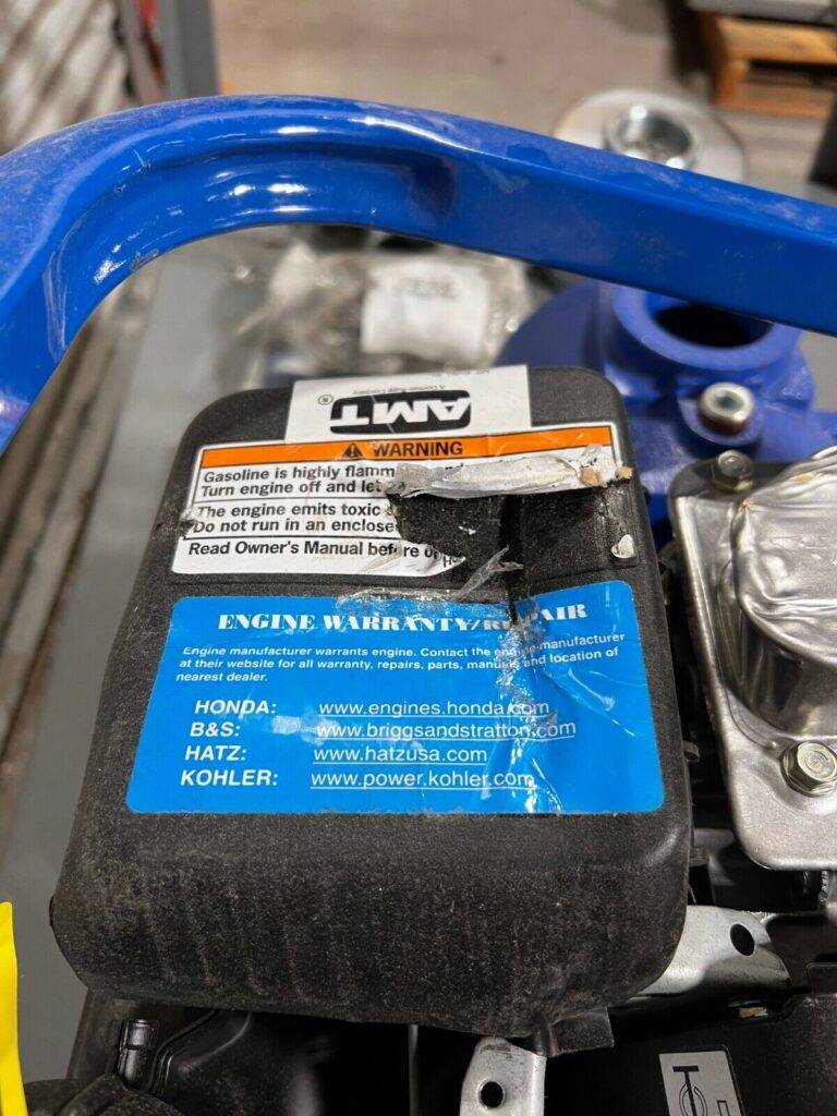 AMT Self Priming Engine Pump, 4HP, Solids Handling, 2” Port Size, PARTS/REPAIR