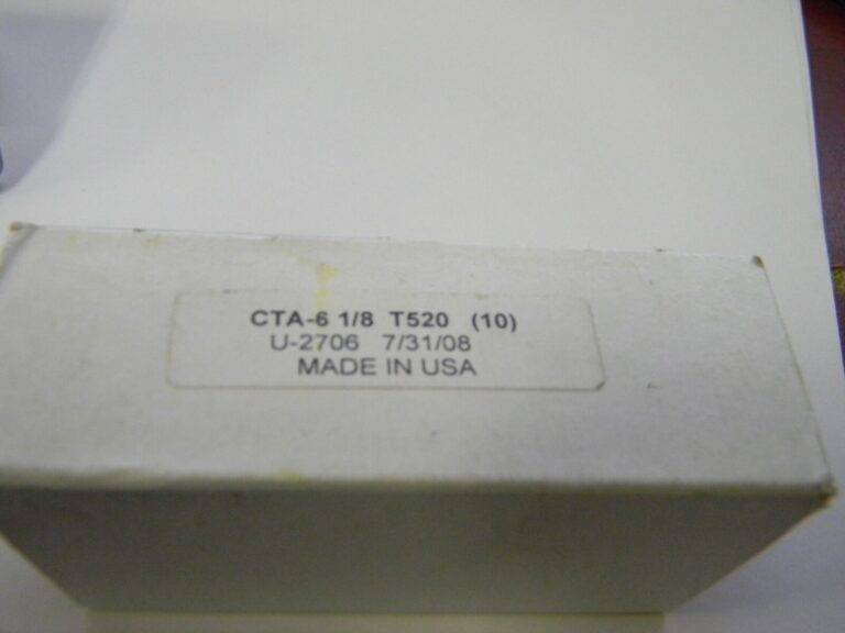 CTA-6 1/8" T520 U-2706 42404 Carbide Inserts Qty. 10 USA. RL