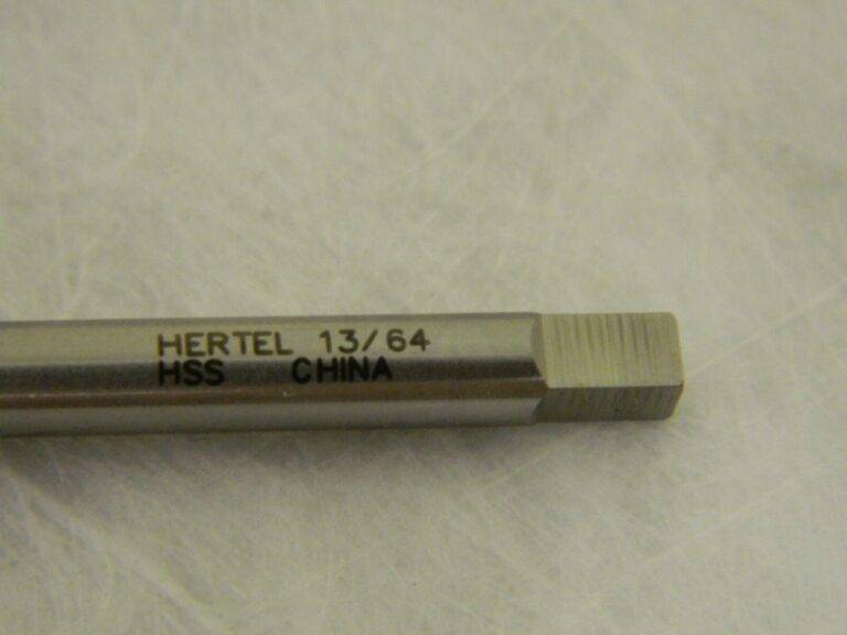 Hertel Hand Reamer 13/64" x 1-7/8" x 3-3/4" 6FL HSS 30162606