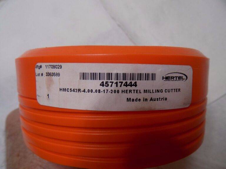 Hertel Angle Face Mill 4" Dia x 1.25" Arbor x 2" OAH 8TH #45717444