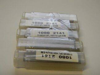 Interstate Single End Mills 7/16" x 13/16" x 2-1/2" 2F HSS #1080-2141