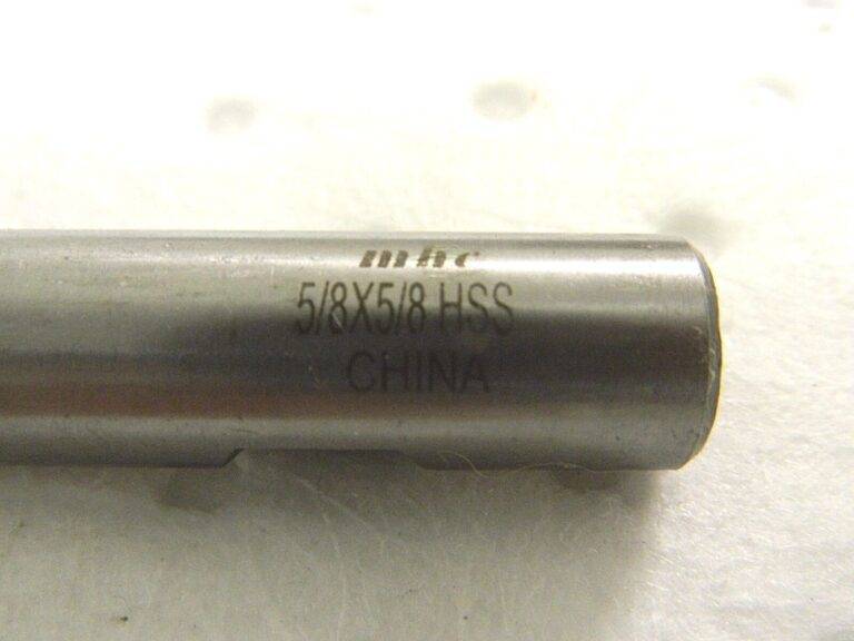 MHC HSS Square End Mills 5/8" x 5/8" x 1-5/8" x 3-3/4" 4F Qty 3 01720416
