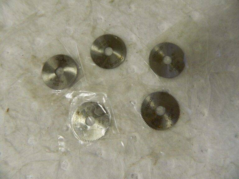 Globus Jeweler's Saw 1" Dia x 0.014" Blade HSS 76T 5PK #03289147