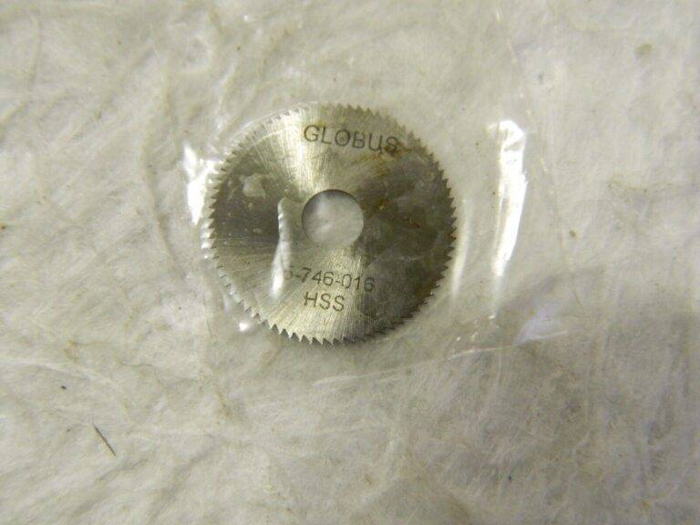 Globus Jeweler's Saw 1" Dia x 0.014" Blade HSS 76T 5PK #03289147