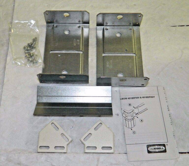 Hubbell 6.04" L x 4.59" H Wiring Device-Kellems Raceway Elbow End #HBL4712TXIV