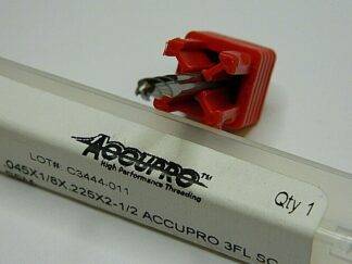 Accupro 0.045", 0.225" LOC 2-1/2" OAL 3 Flute, Solid Carbide QTY 5. 01235