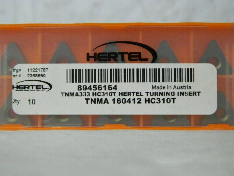 Hertel TNMA333 Grade HC310T Carbide Turning Insert QTY 10 89456164
