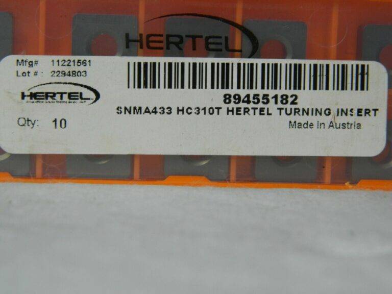 Hertel SNMA433 Grade HC310T Carbide Turning Insert QTY 10 89455182