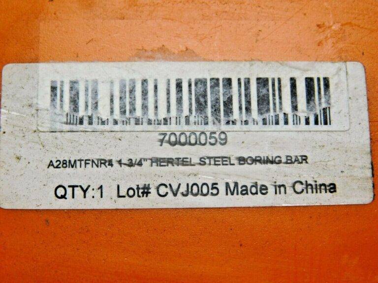 Hertel Boring Bar Through Coolant 1-3/4" SD x 14" OAL A28MTFNR4 7000059