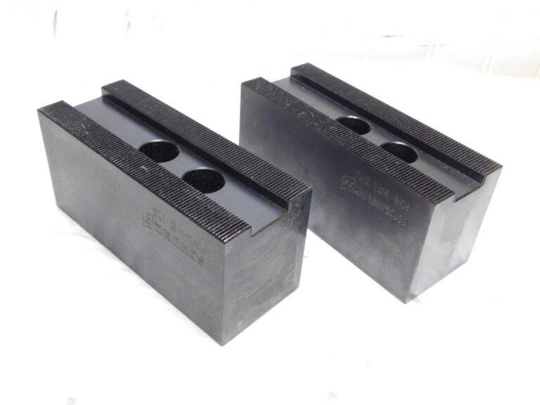 Schunk INCOMPLETE 2 Piece Square Soft Lathe Chuck Jaws KM-WB 126 132131