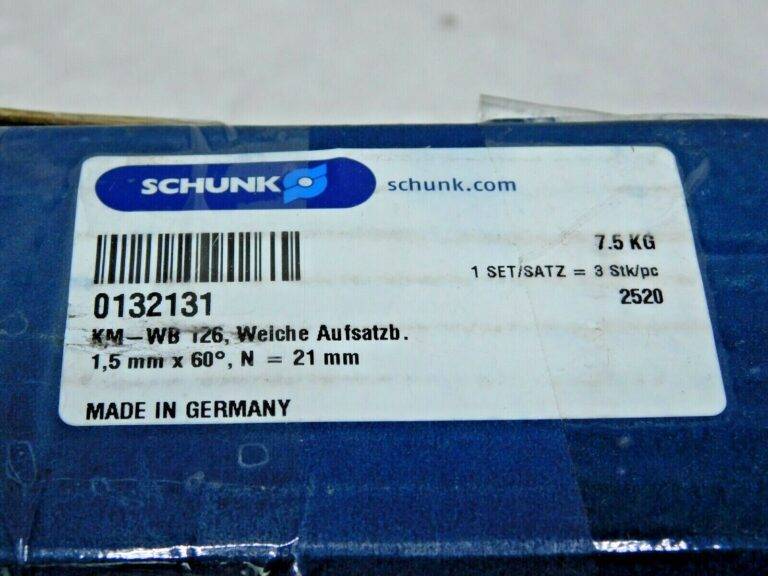 Schunk INCOMPLETE 2 Piece Square Soft Lathe Chuck Jaws KM-WB 126 132131