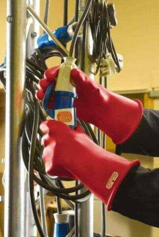 Marigold Ansell Lineman's Rubber Glove Class 0 Size 8 11" Long 1 Pair 114265