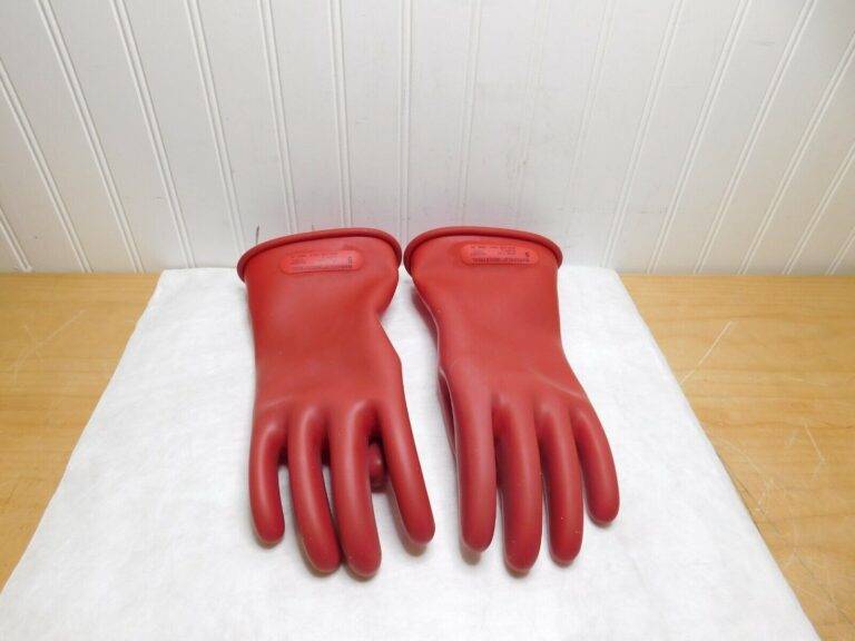 Marigold Rubber Insulating Gloves 11" Long Red Size 9 Class 0 Max 1000V 114266