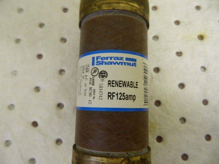 Ferraz Shawmut Fast Acting Renewable Fuse 250 VAC 125A #RF125