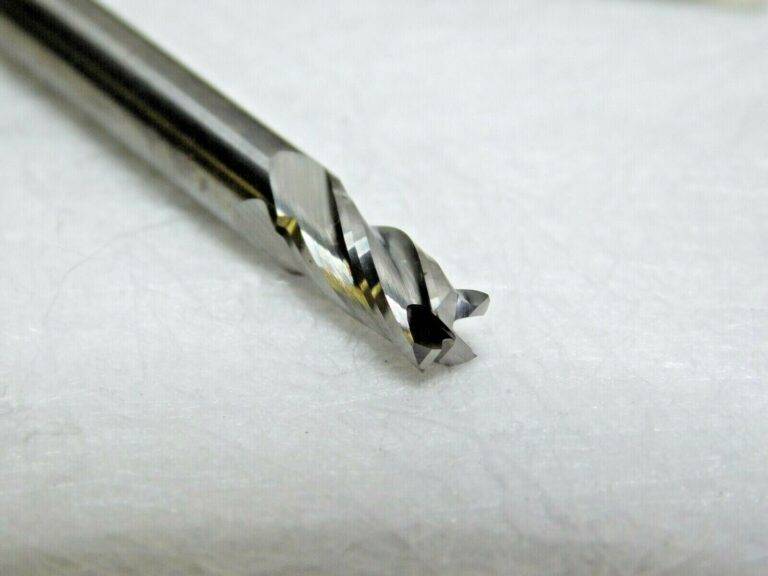 Metal Removal Carbide Double End Mills 4.5mmX5mmX9mmX51mm 4FL Qty 2 M31791