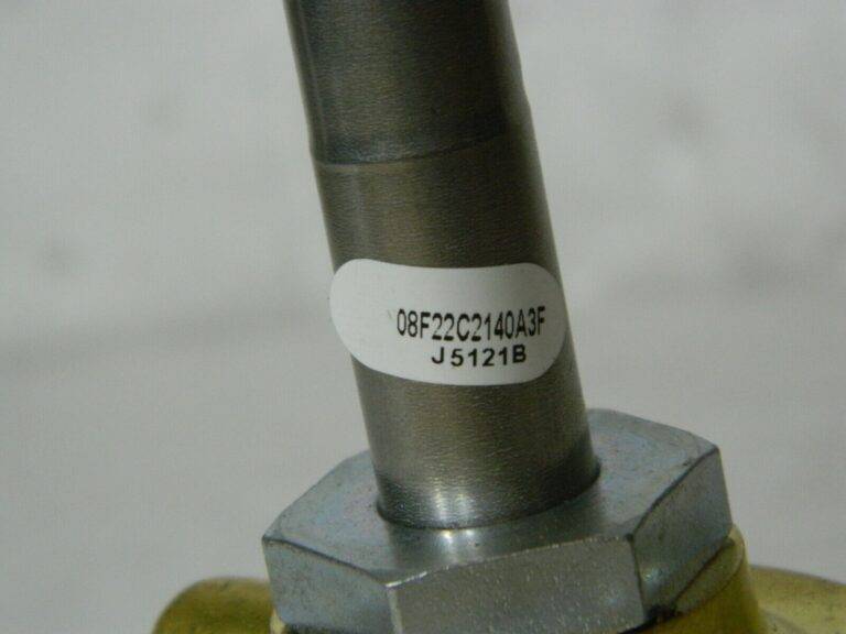 Parker 1/2" Port Brass Two-Way Piloted Diaphragm Solenoid Valve 08F22C2140A3F