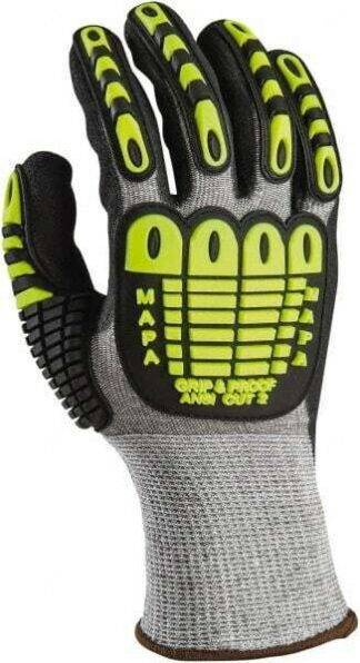 MAPA Exonit 535 Grip and Proof Impact Gloves ANSI CUT 2 SZ LG/10 Qty 6 535010