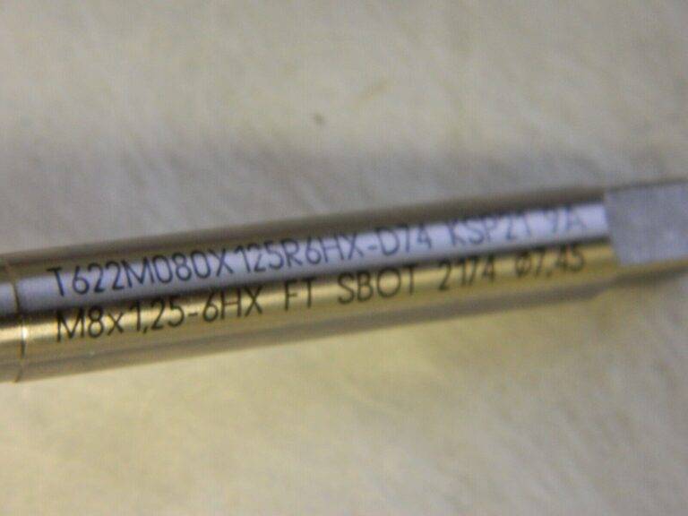 Kennametal M8x1.25 Metric Coarse 6HX Modified Bottoming Thread Forming Tap