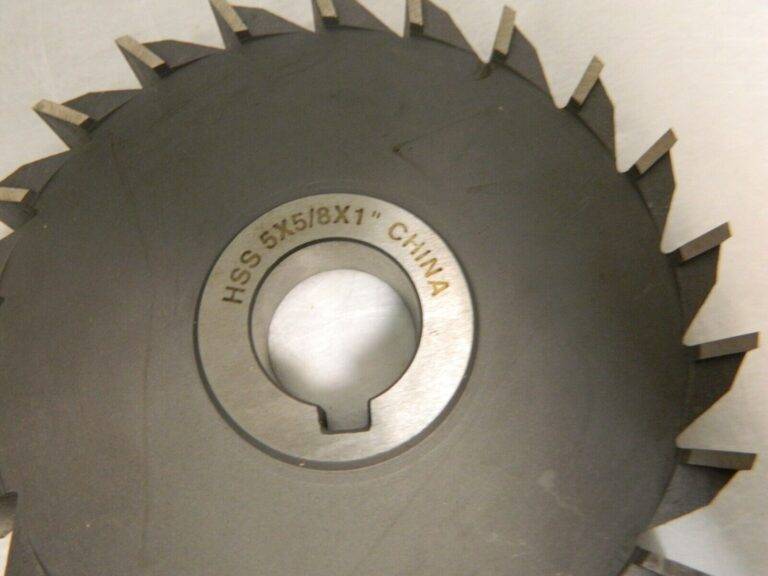 Pro 5" Diam x 5/8" Face Width Straight Tooth Side Milling Cutter 22 Teeth