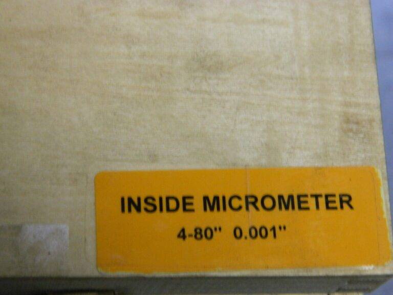 FOWLER Mechanical Inside Micrometer Set 4 to 80″ Satin Chrome Coated INCOMPLETE
