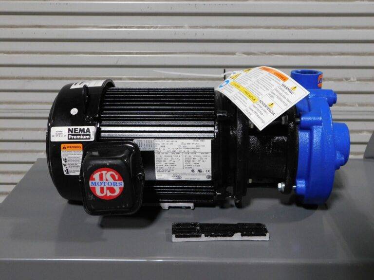 AMT 230/460 Volt 3 hp 3 Phase Cast Iron AC Straight Pump 3151-95 DAMAGE