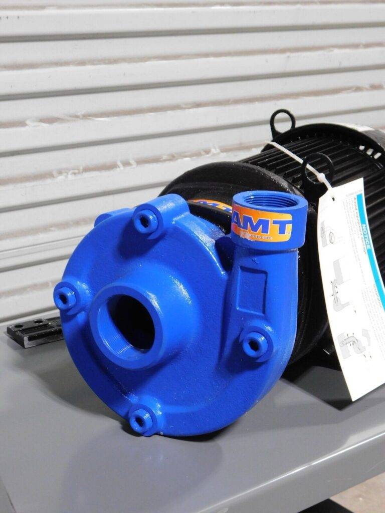 AMT 230/460 Volt 3 hp 3 Phase Cast Iron AC Straight Pump 3151-95 DAMAGE