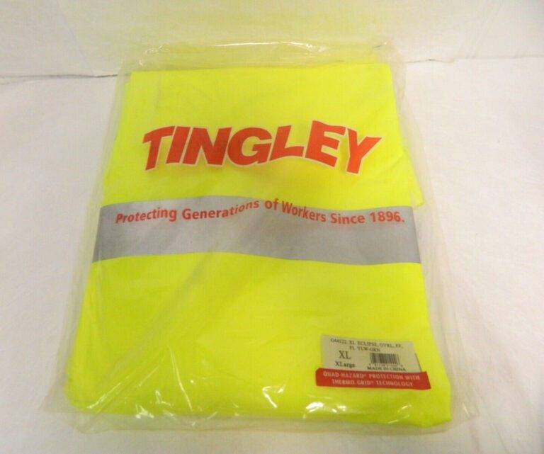 Tingley XL Fluorescent YLW-GRN Eclipse PVCNomex Flame Chemical Resistant Overall