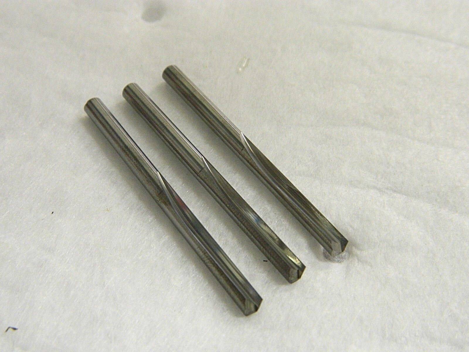Carbide Straight-Flute & Die Drill Bits No 22 140º Angle QTY 3 00978221