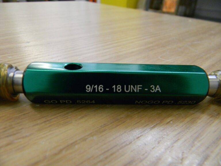 GF GAGE 9/16-18 Go/No Go Truncated Taperlock Thread Setting Plug Gage S0562183AS