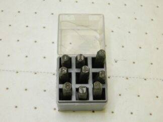 C.H. Hanson 9 Piece, 1/4″ Figures Character Steel Stamp Set