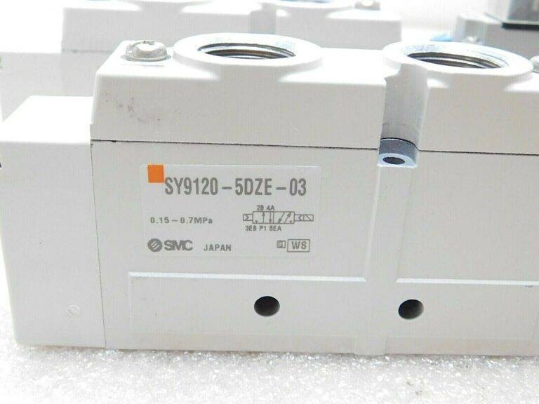 SMC 5 Port Rubber Seal Solenoid Valves QTY 2 SY9120-5DZE-03