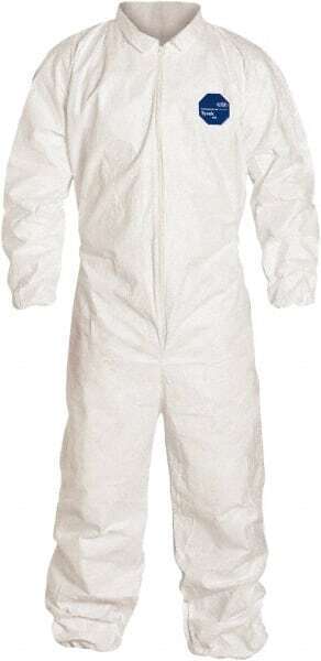 DUPONT 25 Qty Size L Film Laminate General Purpose Coveralls TY125SWHLG0025H