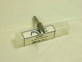 ATC SL-3NF, 3/8" Cut Diam, 1/4" Shank Diam, Fluted Taper Burr 310-002515