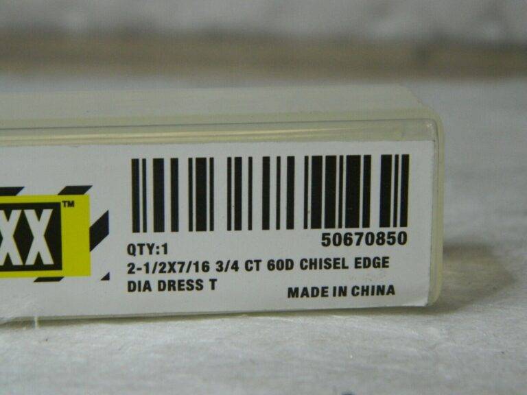 Tru-Maxx 3/4 Carat Single Point Lapped Chisel Diamond Dresser 50670850