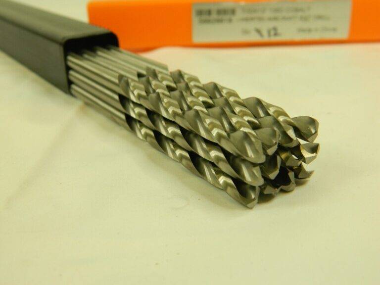 HERTEL Cobalt Aircraft Ext. Drill 7/32″ Diam 2-1/2″ FL L 135° Qty 12 59926618