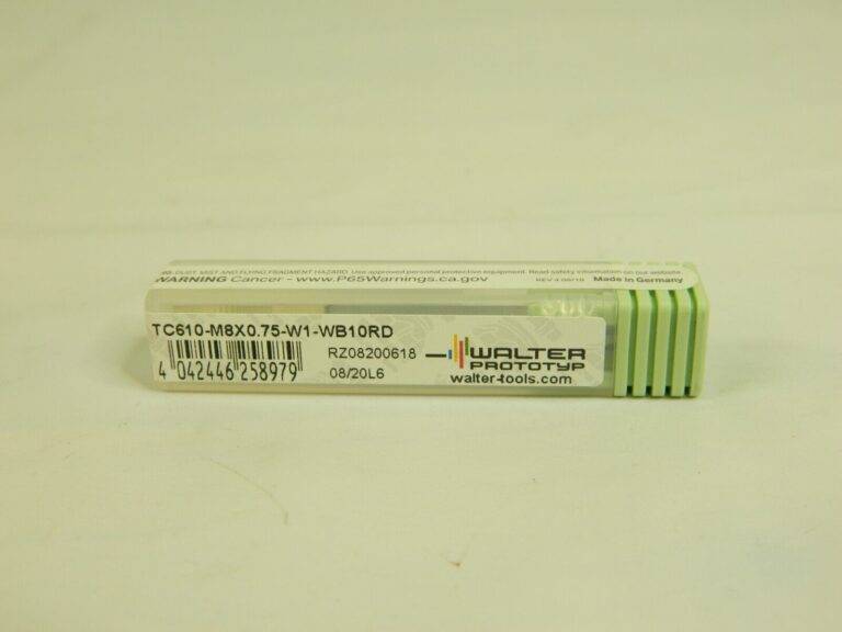Walter SC Helical Flute Thread Mill TC610-M8x0.75-W1-WB10RD 6589135
