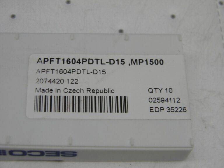 SECO APFT 1604PDTL-D15 Carbide Milling Inserts QTY 10 02594112